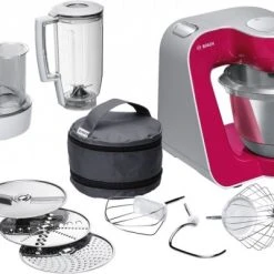Bosch MUM58420 Küchenmaschine Diamant Rot/silber