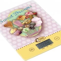 Bestron AKS 700 SD Küchenwaage Dekor Rosa