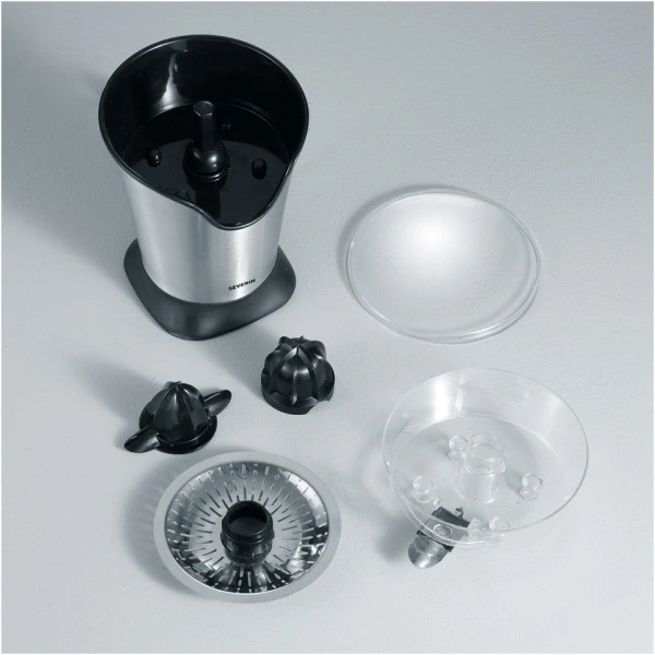 Severin CP 3534 Zitruspresse Edelstahl Gebürstet/schwarz – Bild 3