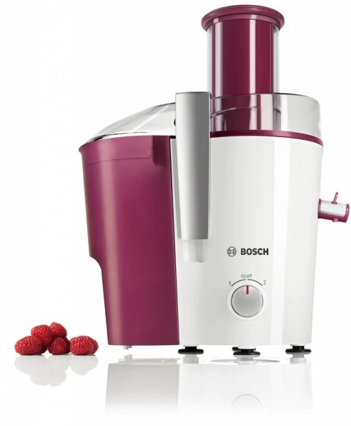 Bosch MES25C0 Entsafter Weiß/cherry Cassis – Bild 3
