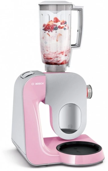 Bosch MUM58K20 Küchenmaschine Gentle Pink/silber 5 Bosch MUM58K20 Küchenmaschine Gentle Pink/silber – Bild 3