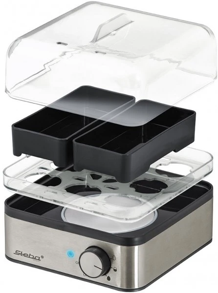 Steba EK 5 Eierkocher Edelstahl/schwarz – Bild 6