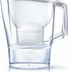 BRITA Wasserfilter-Kanne Aluna Weiß Tischwasserfilter