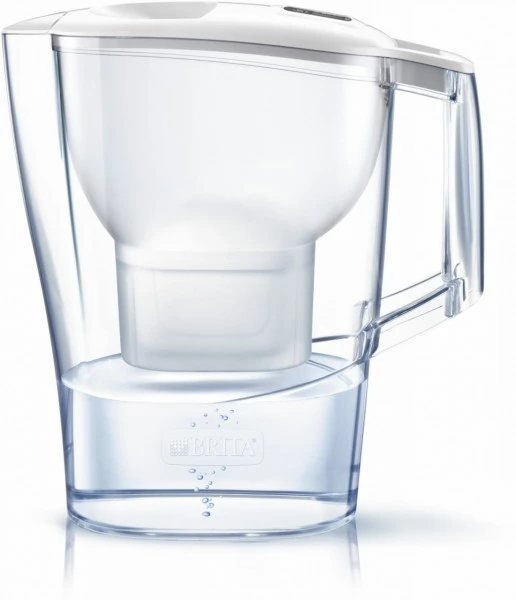 BRITA Wasserfilter-Kanne Aluna Weiß Tischwasserfilter