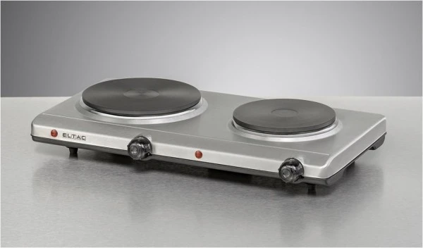 Eltac DK 29 Doppelkochplatte Edelstahl – Bild 2