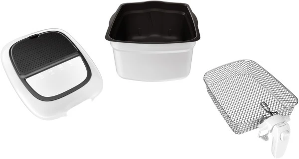 Tefal FR3140 Super Uno Mit Timer Fritteuse Weiß/schwarz – Bild 2