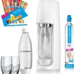 SodaStream Easy Promopack Trinkwasser-Sprudler Weiß