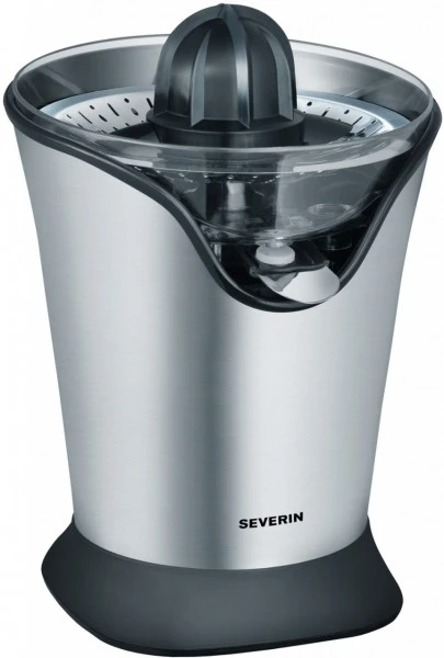 Severin CP 3534 Zitruspresse Edelstahl Gebürstet/schwarz