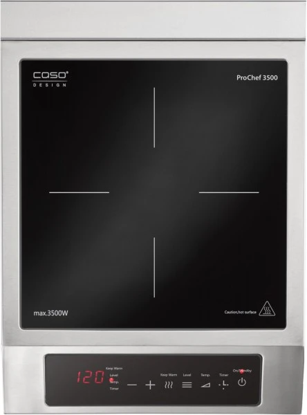 Caso ProChef 3500 Induktionskochplatte Edelstahl – Bild 2