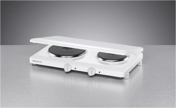 Rommelsbacher THL 2597/A Doppelkochplatte Weiß – Bild 2