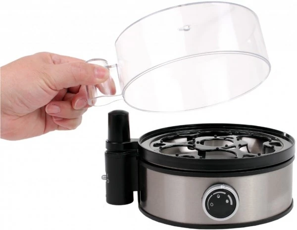 Rommelsbacher ER 400 Eierkocher Edelstahl/schwarz – Bild 5