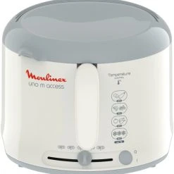 Moulinex AF1211 Uno M Access Fritteuse Weiß/grau