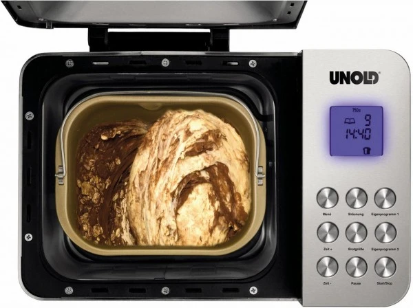 Unold 68456 Backmeister Edel Brotbackautomat Edelstahl – Bild 2