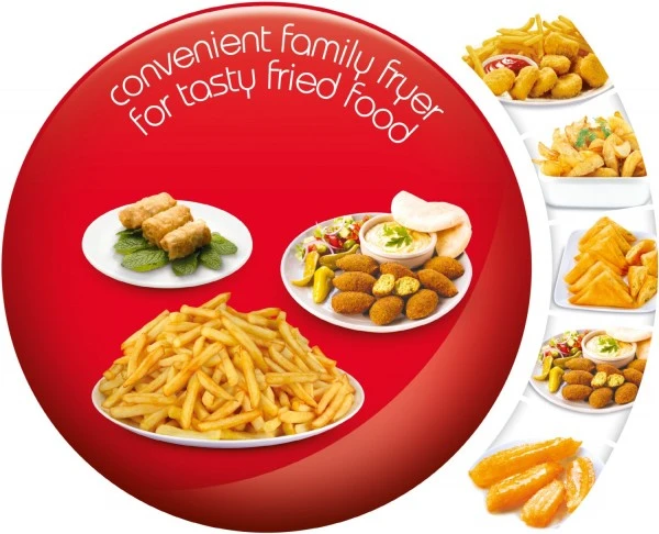 Moulinex AF1211 Uno M Access Fritteuse Weiß/grau – Bild 6