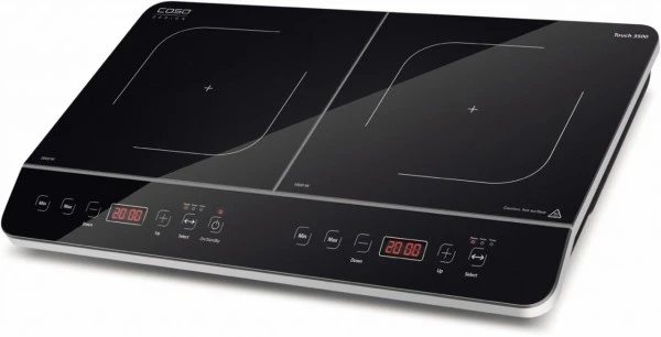 Caso Touch 3500 Doppel-Induktionskochplatte Schwarz