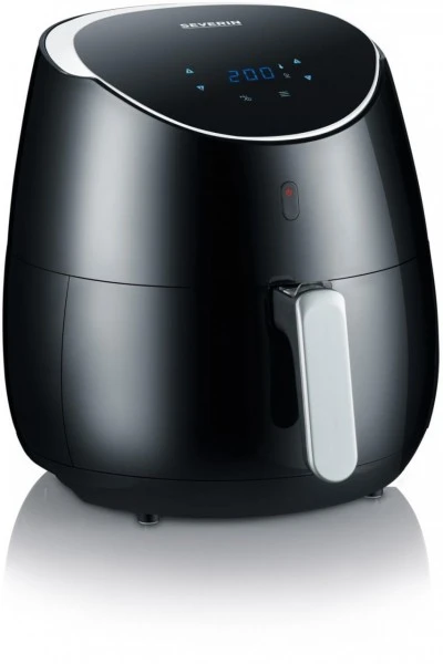 Severin FR 2445 Heißluft-Fritteuse XXL Schwarz/silber-metallic