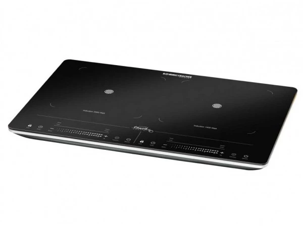 Rommelsbacher CT 3420/IN Doppel-Induktionskochplatte Edelstahl