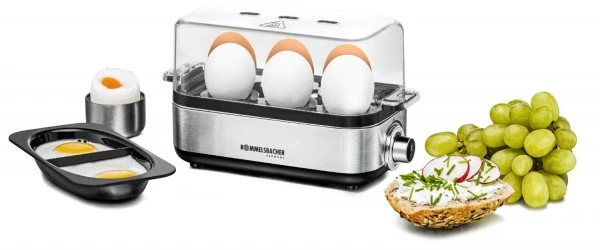 Rommelsbacher ER 600 Eierkocher Edelstahl/schwarz – Bild 6