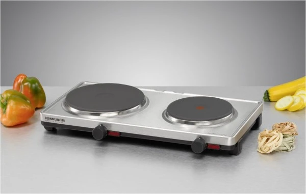 Rommelsbacher AK 3099/E Doppelkochplatte Edelstahl – Bild 3