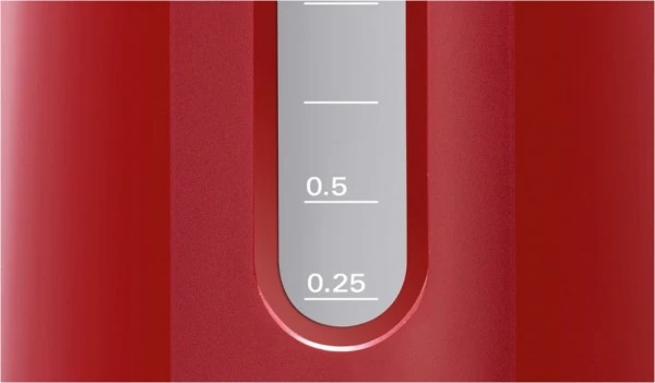 Bosch TWK3A014 Wasserkocher Rot/hellgrau – Bild 3