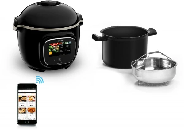 Krups CZ9128 Cook4Me Touch WIFI Multikocher Schwarz – Bild 3