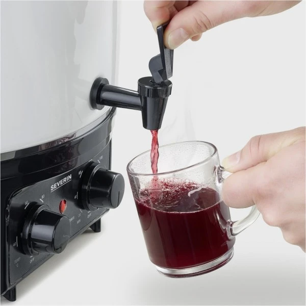 Severin EA 3655 Glühwein- Und Einkochautomat Weiß/schwarz – Bild 2