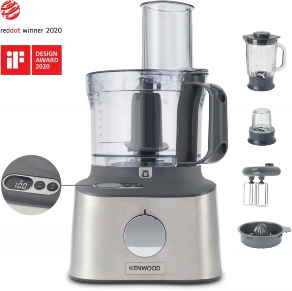 Kenwood MultiPro Compact+ FDM313SS Küchenmaschine Gebürsteter Edelstahl