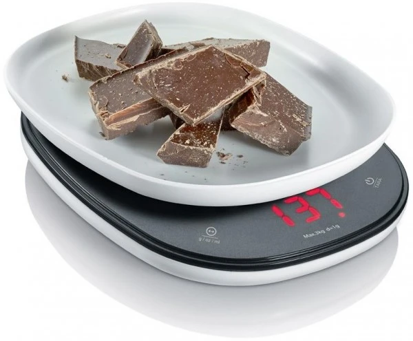 Severin KW 3670 Küchenwaage Schwarz/weiss – Bild 2