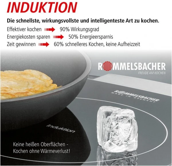 Rommelsbacher CT 3420/IN Doppel-Induktionskochplatte Edelstahl – Bild 2