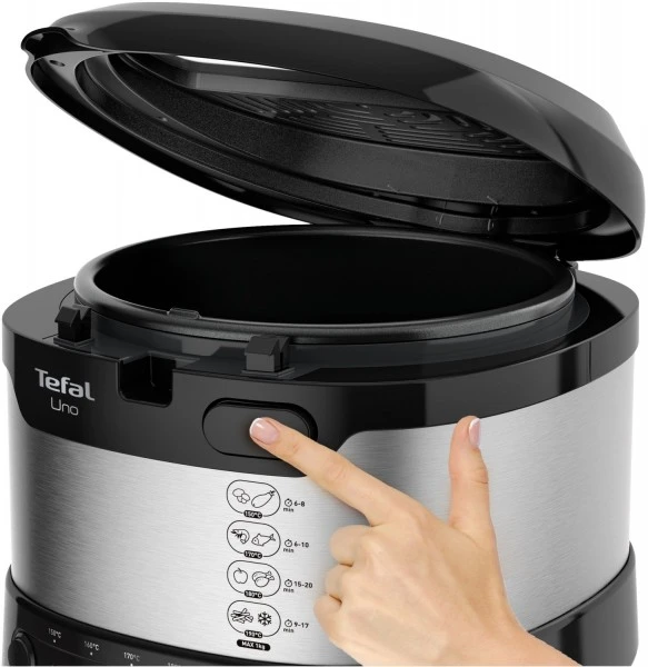 Tefal FF215D Uno M Fritteuse Schwarz/edelstahl – Bild 6