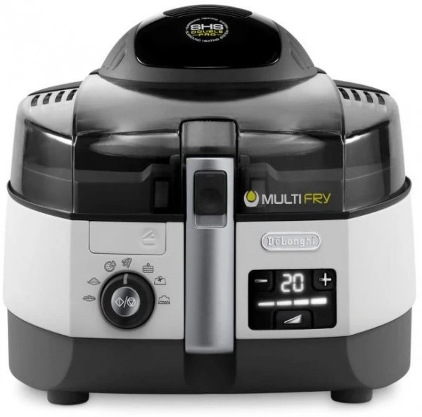 DeLonghi FH 1394/2 Multifry Extra Chef Heißluft-Fritteuse Anthrazit/weiß