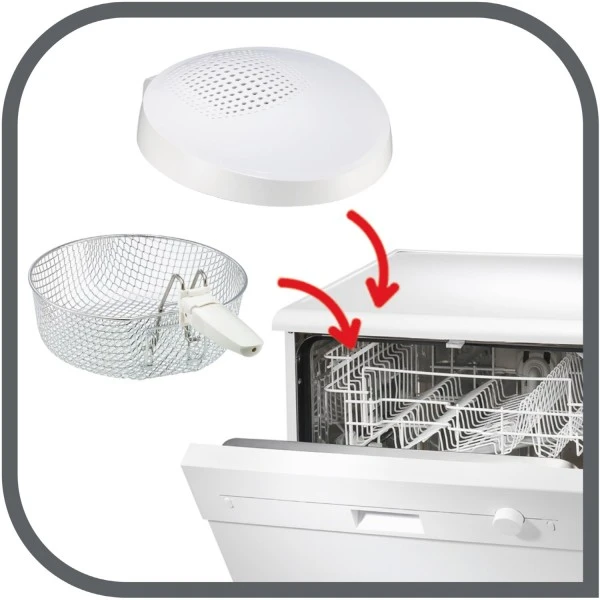 Tefal FF1000 MaxiFry Fritteuse Weiß – Bild 4