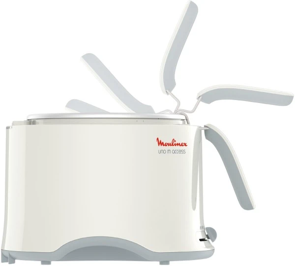Moulinex AF1211 Uno M Access Fritteuse Weiß/grau – Bild 2