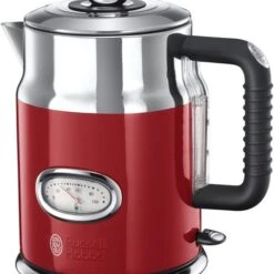 Russell Hobbs Retro Ribbon Red Wasserkocher Rot/edelstahl