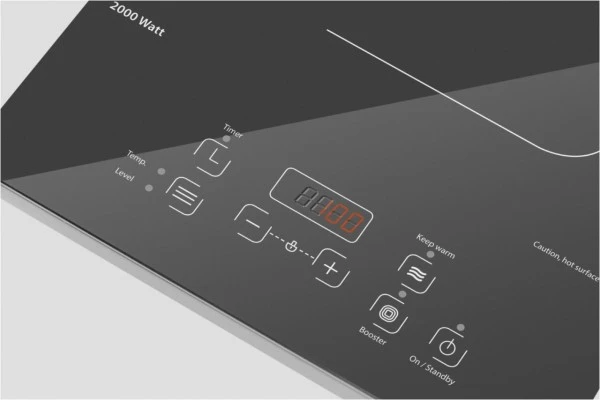 Caso Comfort C 2000 Induktionskochplatte Schwarz – Bild 2